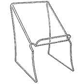 Elevated Book Easels: 10" (Acrylic)