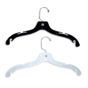 Economy Standard Weight Dress & Blouse Hanger - 100 pcs: 17"