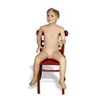 34" Tall Sitting Children's Mannequin