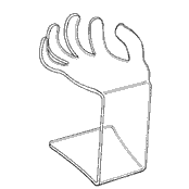 Single Acrylic Hand Riser