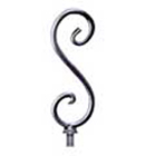 "S" Design Finial