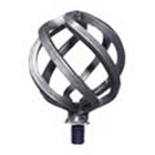Twisted Sphere Finial