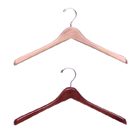 17" Deluxe Wooden Coat Hanger - 1" THICK (50ct.)