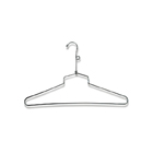 Chrome Shirt & Dress Hanger - 100 pcs : [12" With Loop]
