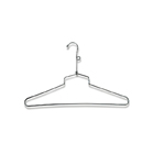 Chrome Shirt & Dress Hanger - 100 pcs : [12\" With Loop]