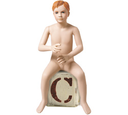 6-Year-Old Male Seated Children's Mannequin