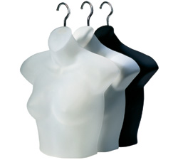 Ladies' Upper Torso Half Rounded Form (Sets of 12)