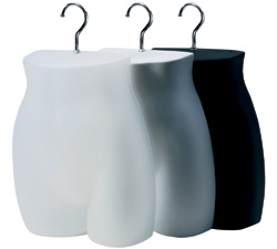 Ladies' Lower Torso Half Rounded Forms