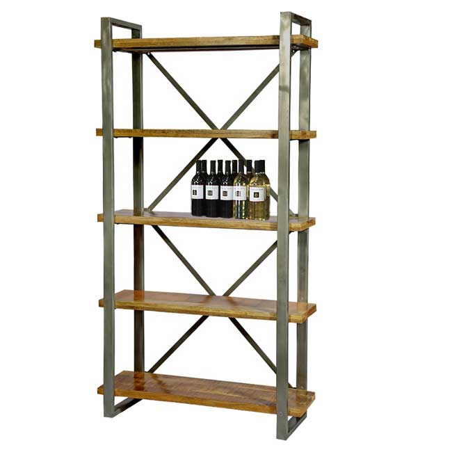 Mango Wood Large Retail Shelving Unit