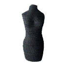 Miniature Mannequin : Dyed Abaca-Black