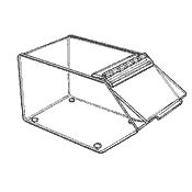 Stackable Bagel Bin 12 x 12 x 18 (Acrylic)