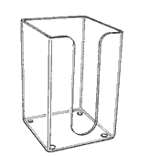 High-Stack Napkin Holder (Acrylic)