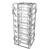 Pocket-Shelf Display Non-Locking (Acrylic)