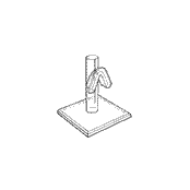 Saddle-Type 1 Frame Rest 3 1/4 x 3 (Acrylic)