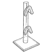 Saddle-Type 2 Frame Rest 6 1/4 x 3 (Acrylic)