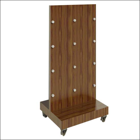 Double Sided Puck T Unit Retail Fixture