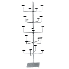 Chrome Floor Hat Stand