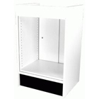 Knockdown Register Stand with Glass Front