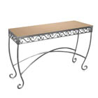 Scroll Style Laminate Top Table : Small