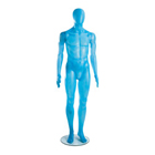 Translucent Fiberglass Male w/ Oval Head (Blue)