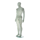 Translucent Fiberglass Male w/ Oval Head (White)