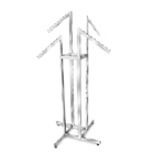 4 Way Rectangular Tubing Rack w/Slant Arms