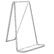 Ledge Easel Cell Phone Display (Acrylic)