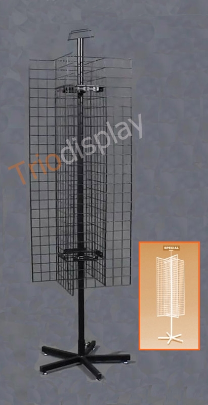 68" Grid 4-Way Spinning Display