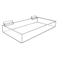 Straight Tray 2 x 12 (Acrylic)