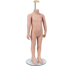 Two Year Old Children's Mannequin w/ Straight Arms and Base