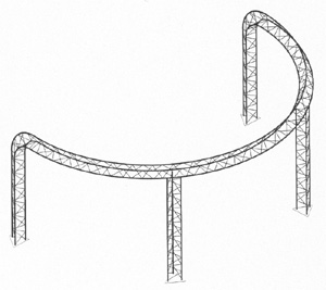 Techtruss 20' x 10' x 9'4" Half Circle