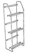 Video Tape Tower Add-On (Acrylic)