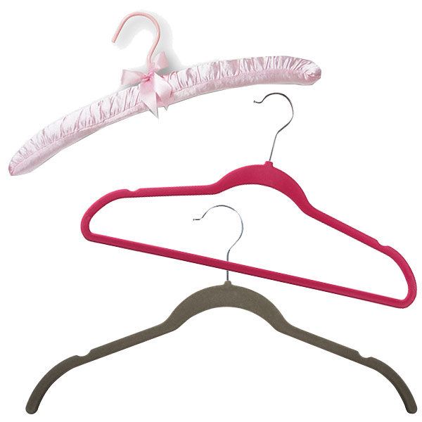 Satin and Velvet Hangers