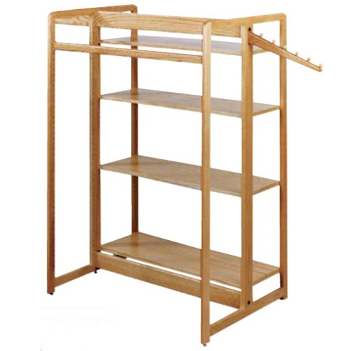 Wood Gondola with Shelves