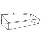 Angled Top Tray 4 x 36 (Acrylic)