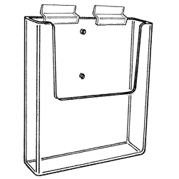 8 1/2" X 11" CATALOG HOLDERS Flush Mount Style